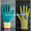 10 gauge cotton glove core latex coated farming working gloves